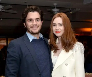 Nick Kocher with his wife, Karen Gillian.